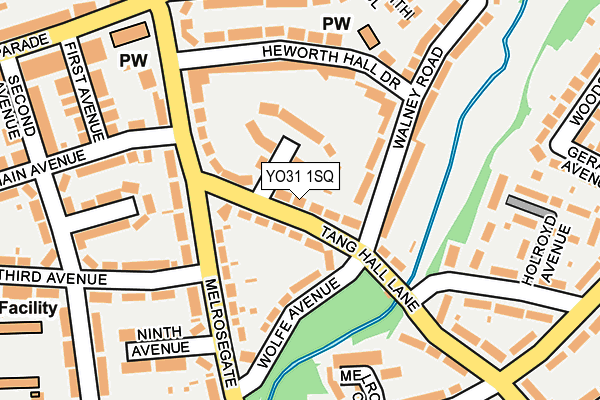 YO31 1SQ map - OS OpenMap – Local (Ordnance Survey)