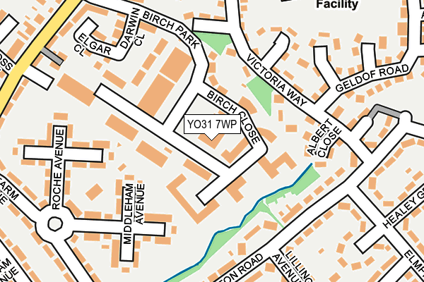 YO31 7WP map - OS OpenMap – Local (Ordnance Survey)