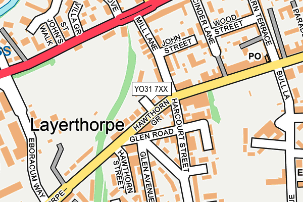 YO31 7XX map - OS OpenMap – Local (Ordnance Survey)
