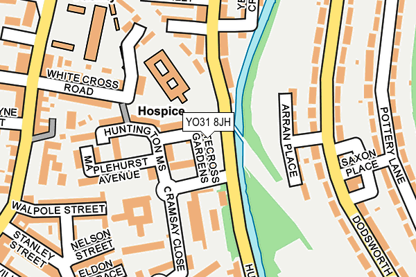 YO31 8JH map - OS OpenMap – Local (Ordnance Survey)