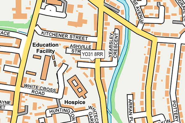 YO31 8RR map - OS OpenMap – Local (Ordnance Survey)