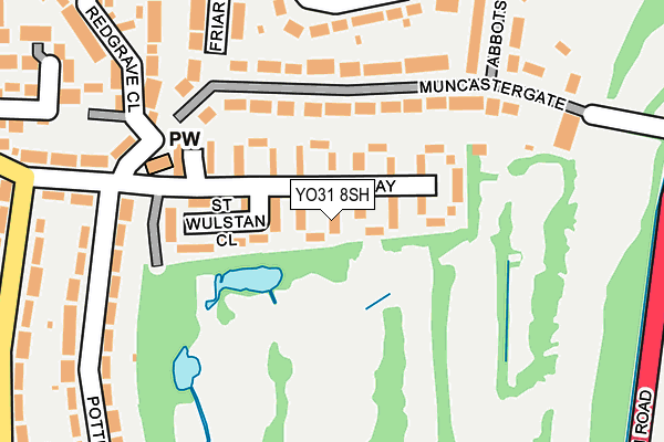 YO31 8SH map - OS OpenMap – Local (Ordnance Survey)