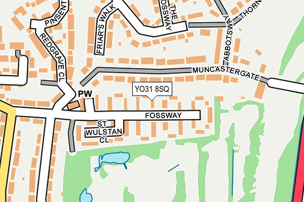YO31 8SQ map - OS OpenMap – Local (Ordnance Survey)