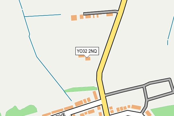 YO32 2NQ map - OS OpenMap – Local (Ordnance Survey)