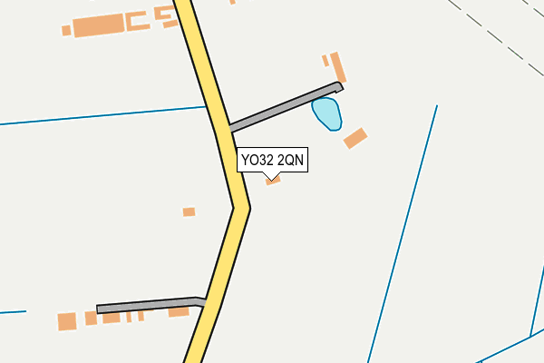 YO32 2QN map - OS OpenMap – Local (Ordnance Survey)
