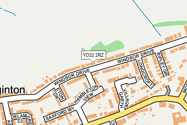Map of VANQUISH DEVELOPMENTS (YORK) LIMITED at local scale
