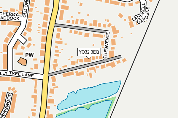 YO32 3EQ map - OS OpenMap – Local (Ordnance Survey)