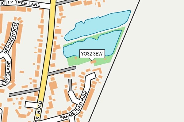 YO32 3EW map - OS OpenMap – Local (Ordnance Survey)