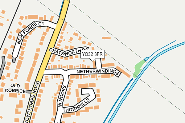 YO32 3FR map - OS OpenMap – Local (Ordnance Survey)