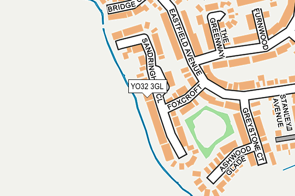 YO32 3GL map - OS OpenMap – Local (Ordnance Survey)