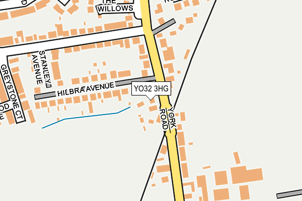 YO32 3HG map - OS OpenMap – Local (Ordnance Survey)