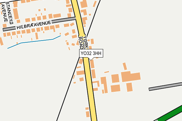 YO32 3HH map - OS OpenMap – Local (Ordnance Survey)