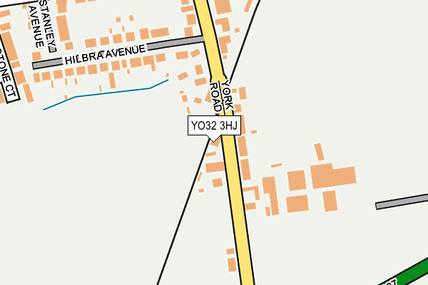 YO32 3HJ map - OS OpenMap – Local (Ordnance Survey)