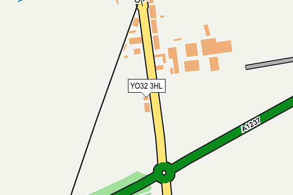 YO32 3HL map - OS OpenMap – Local (Ordnance Survey)