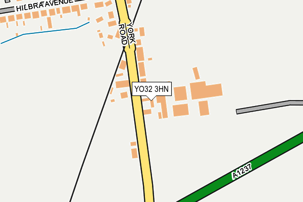 YO32 3HN map - OS OpenMap – Local (Ordnance Survey)