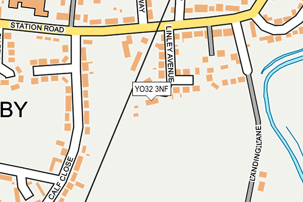 YO32 3NF map - OS OpenMap – Local (Ordnance Survey)