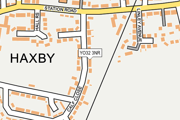 YO32 3NR map - OS OpenMap – Local (Ordnance Survey)