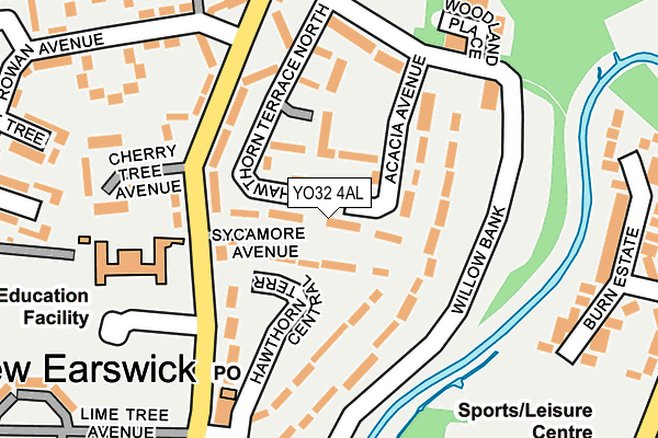YO32 4AL map - OS OpenMap – Local (Ordnance Survey)