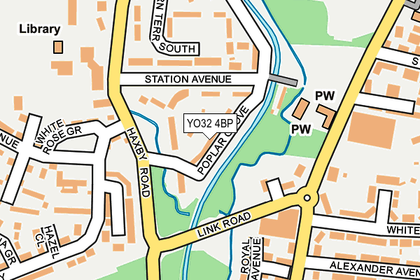 YO32 4BP map - OS OpenMap – Local (Ordnance Survey)