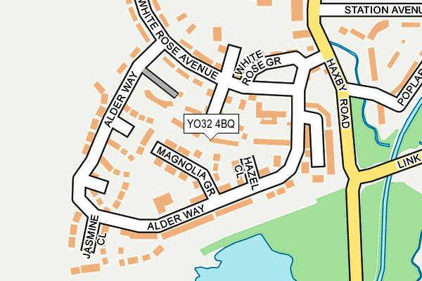 YO32 4BQ map - OS OpenMap – Local (Ordnance Survey)