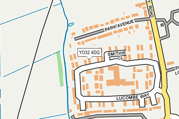 YO32 4DQ map - OS OpenMap – Local (Ordnance Survey)