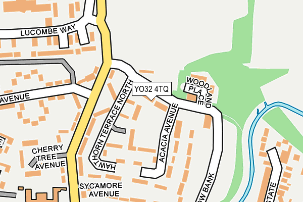 YO32 4TQ map - OS OpenMap – Local (Ordnance Survey)