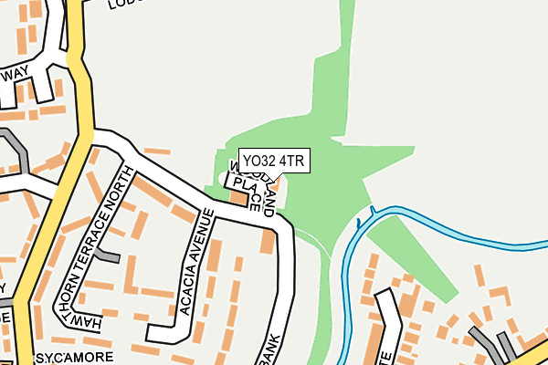 YO32 4TR map - OS OpenMap – Local (Ordnance Survey)