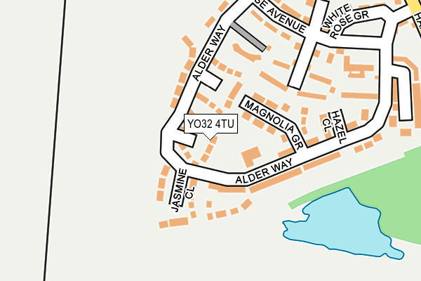 YO32 4TU map - OS OpenMap – Local (Ordnance Survey)