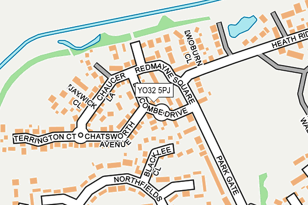 YO32 5PJ map - OS OpenMap – Local (Ordnance Survey)