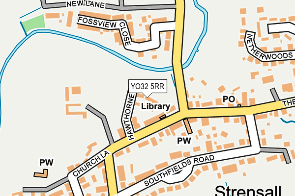 YO32 5RR map - OS OpenMap – Local (Ordnance Survey)