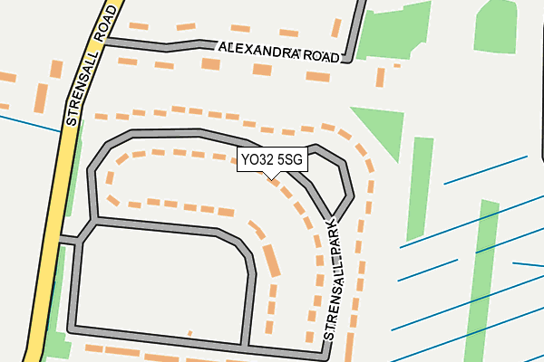 YO32 5SG map - OS OpenMap – Local (Ordnance Survey)
