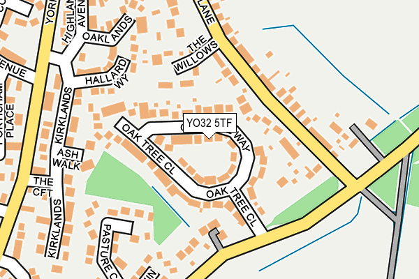 YO32 5TF map - OS OpenMap – Local (Ordnance Survey)