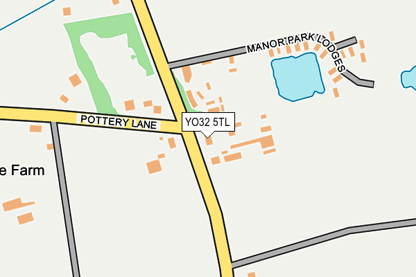 YO32 5TL map - OS OpenMap – Local (Ordnance Survey)