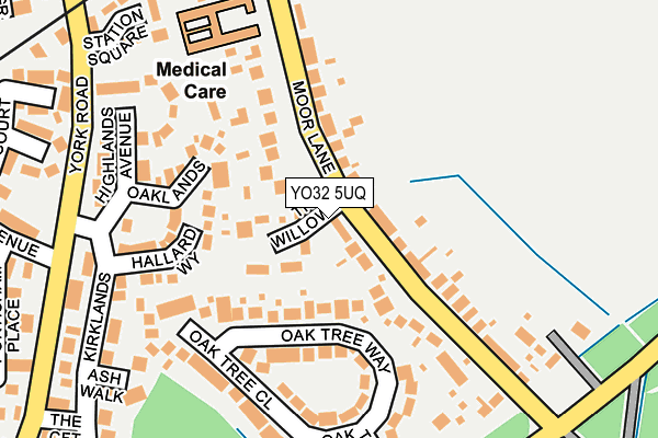 YO32 5UQ map - OS OpenMap – Local (Ordnance Survey)