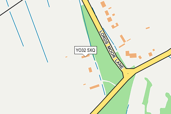 YO32 5XQ map - OS OpenMap – Local (Ordnance Survey)