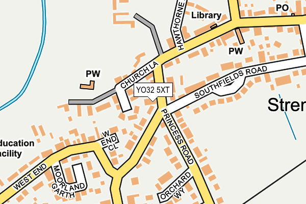 YO32 5XT map - OS OpenMap – Local (Ordnance Survey)