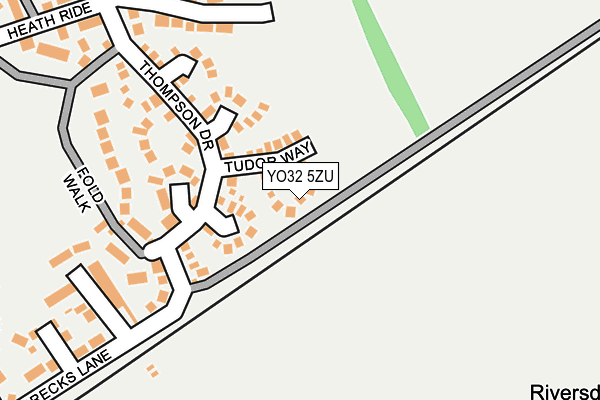 YO32 5ZU map - OS OpenMap – Local (Ordnance Survey)