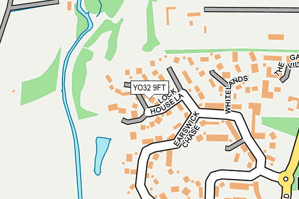 YO32 9FT map - OS OpenMap – Local (Ordnance Survey)