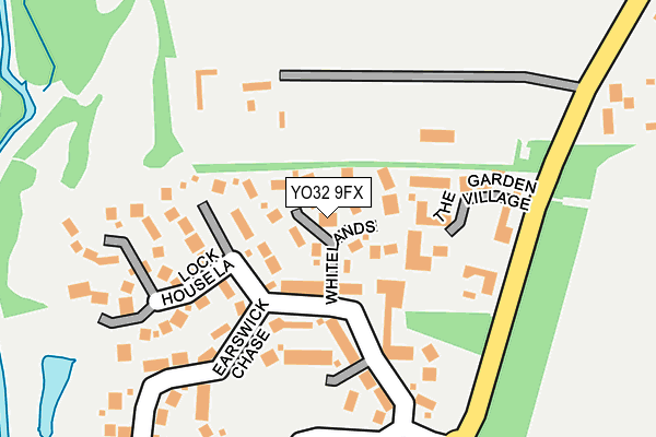 YO32 9FX map - OS OpenMap – Local (Ordnance Survey)