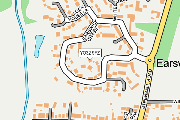YO32 9FZ map - OS OpenMap – Local (Ordnance Survey)