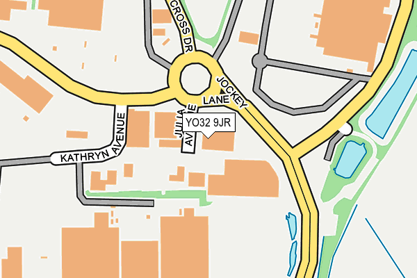YO32 9JR map - OS OpenMap – Local (Ordnance Survey)