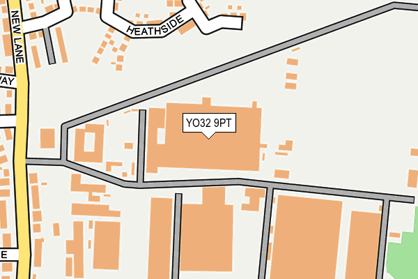 YO32 9PT map - OS OpenMap – Local (Ordnance Survey)