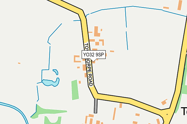 YO32 9SP map - OS OpenMap – Local (Ordnance Survey)