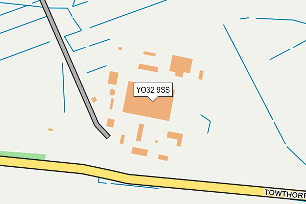 YO32 9SS map - OS OpenMap – Local (Ordnance Survey)