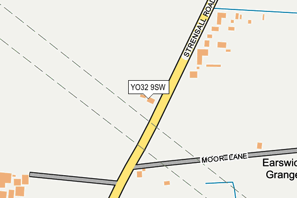 YO32 9SW map - OS OpenMap – Local (Ordnance Survey)