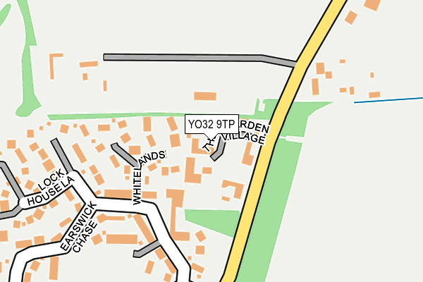 YO32 9TP map - OS OpenMap – Local (Ordnance Survey)