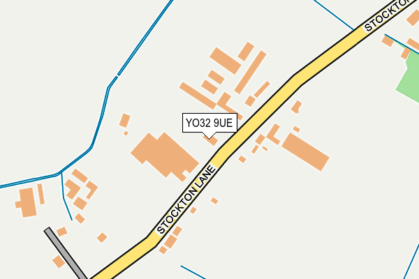 YO32 9UE map - OS OpenMap – Local (Ordnance Survey)