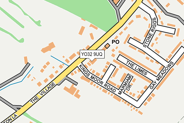 YO32 9UQ map - OS OpenMap – Local (Ordnance Survey)