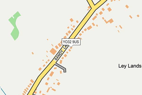 YO32 9US map - OS OpenMap – Local (Ordnance Survey)