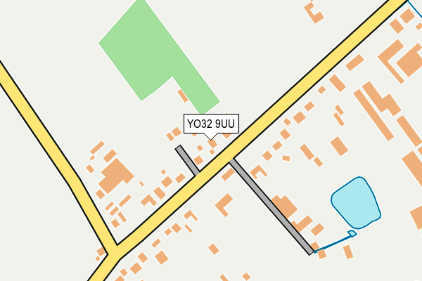 YO32 9UU map - OS OpenMap – Local (Ordnance Survey)